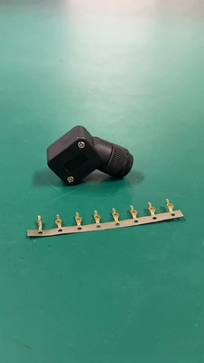 Metal / Plastic Servo Motor Connectors 16A-30A Current Rating Gold / Silver Plating -40.C To 105.C Operating Temp