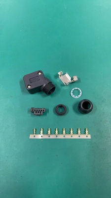 Gold / Silver Contact Plating Brushless Servo Motor 9PIN 16A-30A Servo Motor Connector -40℃ To 105℃