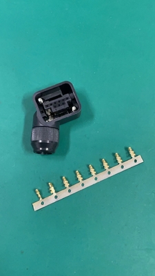 Industrial Automation Fast Connector 9PIN Servo Motor Crimp / Solder Metal / Plastic Connectors