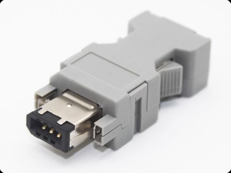 Panasonic Yaskawa servo drive side connector CN3 1394 SM-6P encoder plug 6-pin gold-plated connector