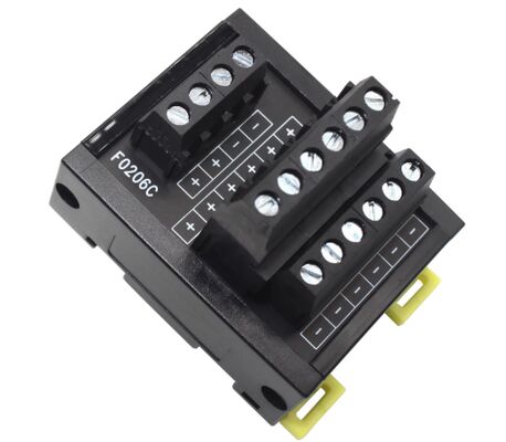Servo Motor Connector Terminal Block Splitter with 10PIN Insulation Resistance 1000V Voltage Rating for Industrial Automation