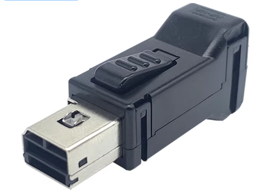 10PIN High Torque Insulation Resistance Servo Motor Connector for Panel and Cable Mount in Industrial Automation