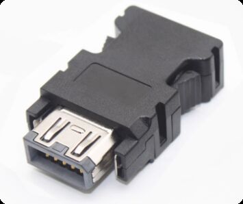 Gold-Plated 10PIN Servo Motor Connector for Industrial Automation - SM-10P 1394 Plug