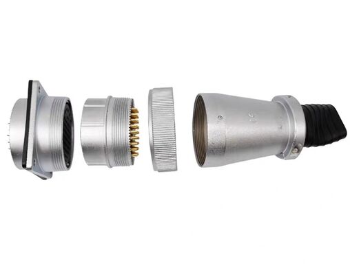 WS55 Servo Motor Connector with Silver Pin Golded 4PIN 5PIN 7PIN  40 PIN  53PIN 61PIN  Options for Panel Mount or Cable Mount