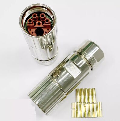 6FX2003 Servo Motor  Rating and Silver Gold Plated Pins for Panel or Cable Connector M23 4PIN 6PIN 8PIN