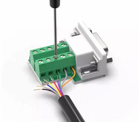 DB9 Solder-Free Connector with Wide Operating Temperature and Multiple Pin Configurations for Serial COM Adapter