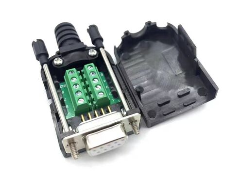 DB9 Solder-Free Connector with Wide Operating Temperature and Multiple Pin Configurations for Serial COM Adapter