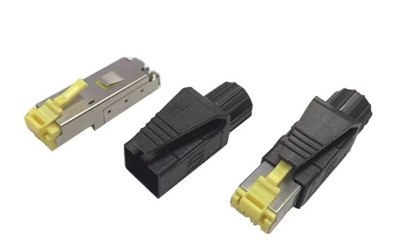 4-core Crystal Head Profinet Industrial-grade RJ45 Communication Bus Connector SM-RJ45H-4D